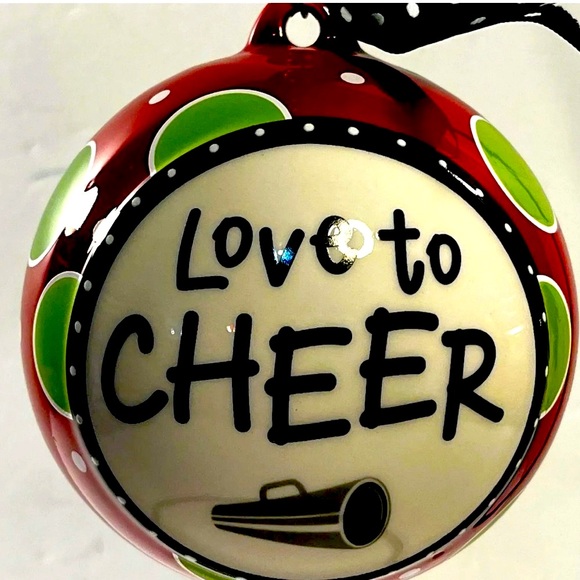 Burton & Burton Love to Cheer Ornament 🎄 - Picture 1 of 5
